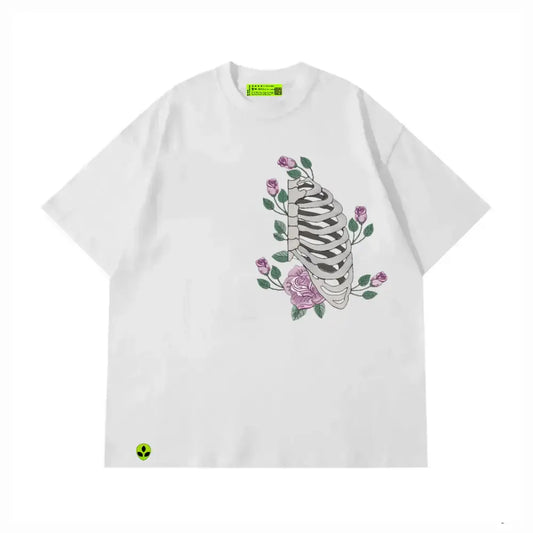 Rib Embroidery Tee
